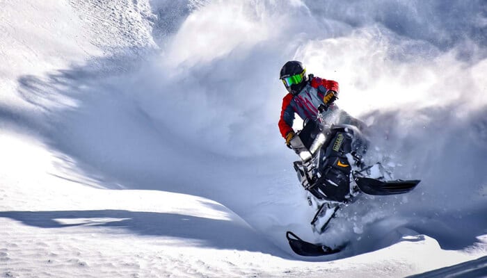 how much snow do you need to go snowmobiling