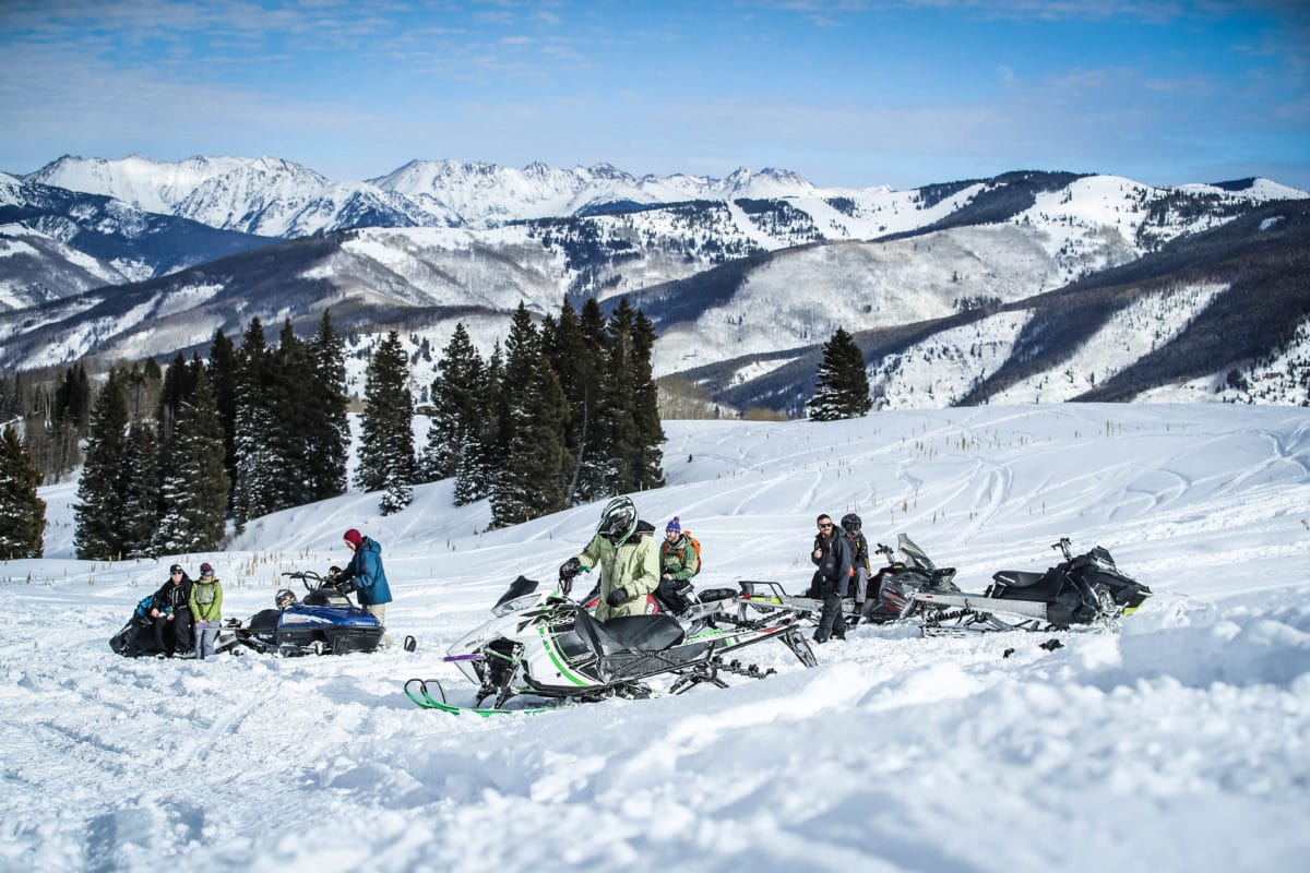 snowmobile tours in vail colorado