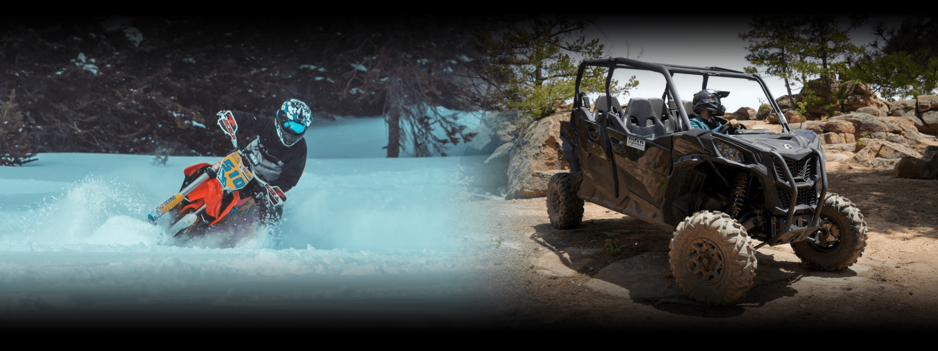 a man riding skis down a snow covered hill